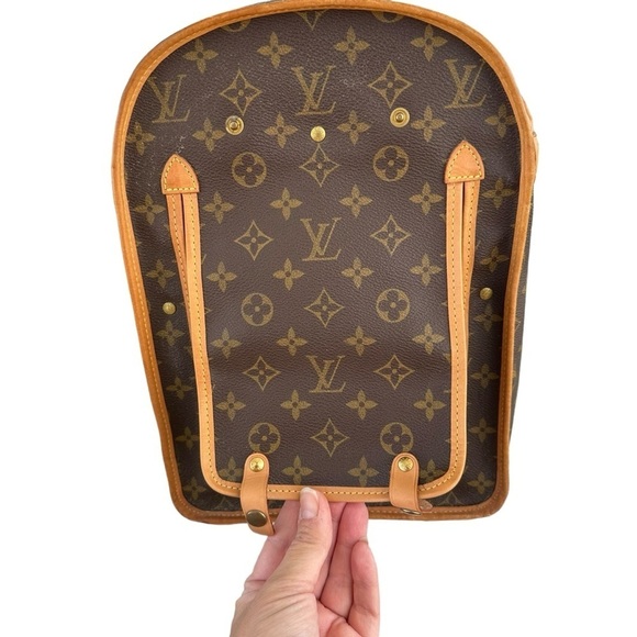 Authentic Louis Vuitton Monogram & Vachetta Leather Dog Pet Carrier Sac Chien 50 - Picture 5 of 15